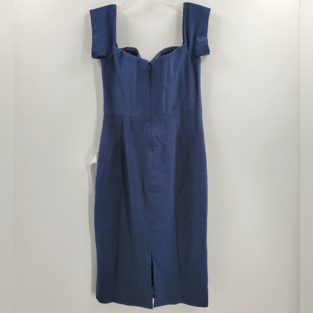 Women's Dress The Population Blue Corset Dress Size Large NEW Navy
